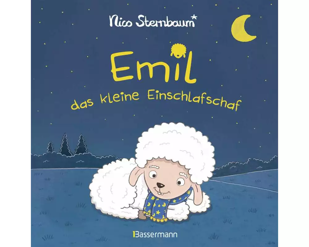 Emil das kleine Einschlafschaf. Eine Gutenachtgeschichte zum Vorlesen und Betrachten. Pappbilderbuch ab 18 Monaten. Vom Autor von "Schüttel den Apfelb