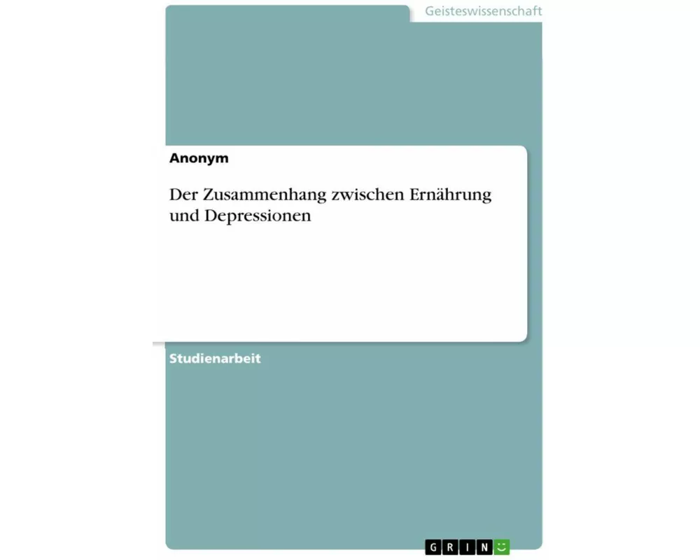 Der Zusammenhang zwischen Ernährung und Depressionen