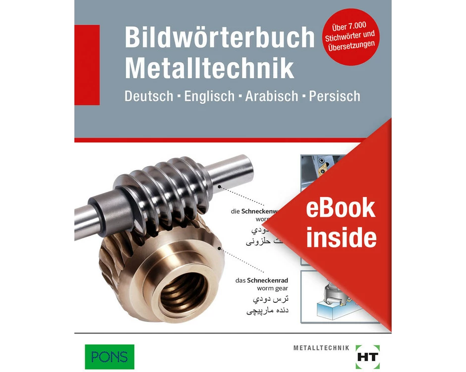 eBook inside: Buch und eBook Bildwörterbuch Metalltechnik