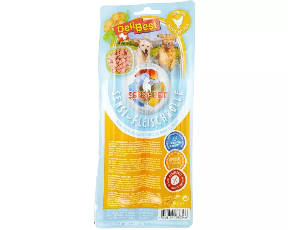 DeliBest Fleischrolle, Huhn / Kartoffel, 2 x 400 g
