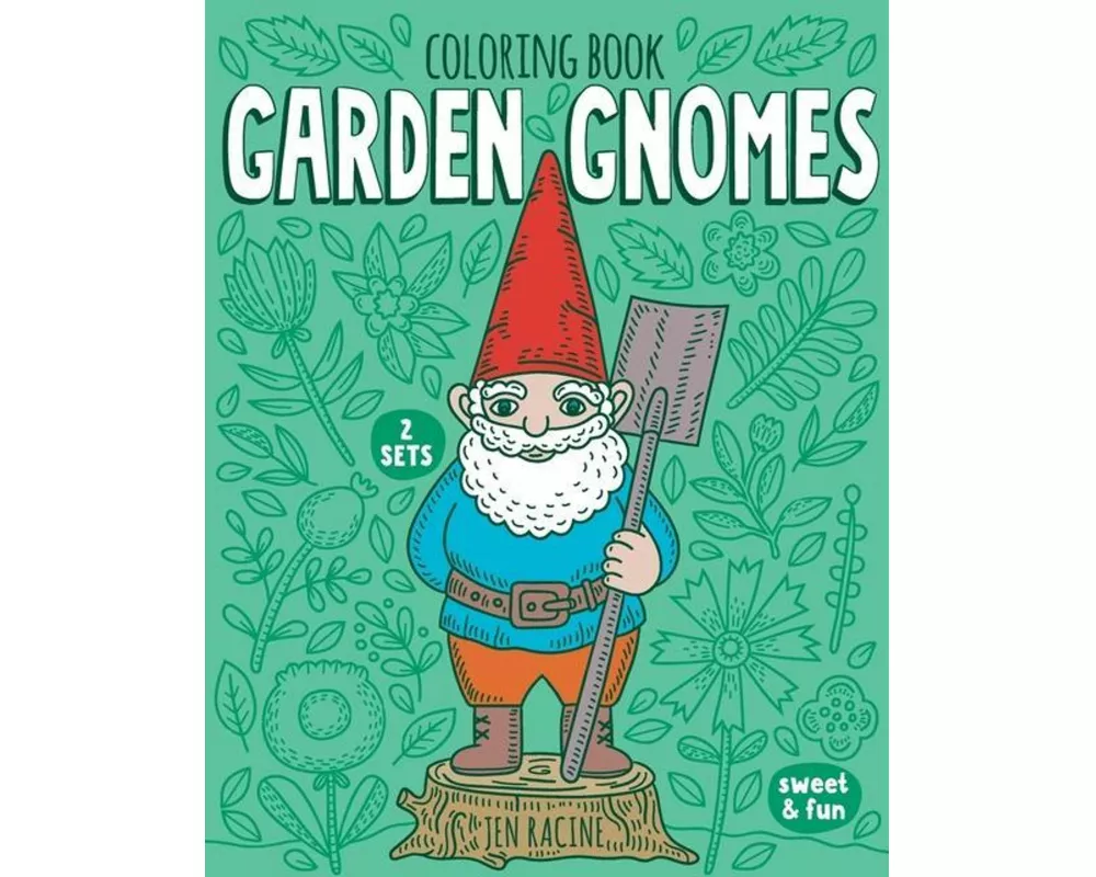 Garden Gnomes Coloring Book