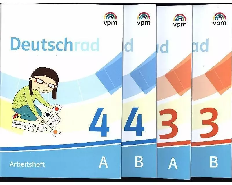Deutschrad 3/4. Arbeitshefte Paket Klasse 3/4