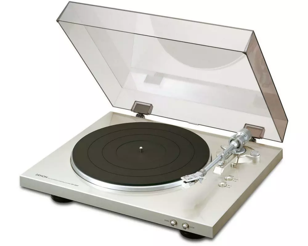 Denon Plattenspieler DP-300F Silber