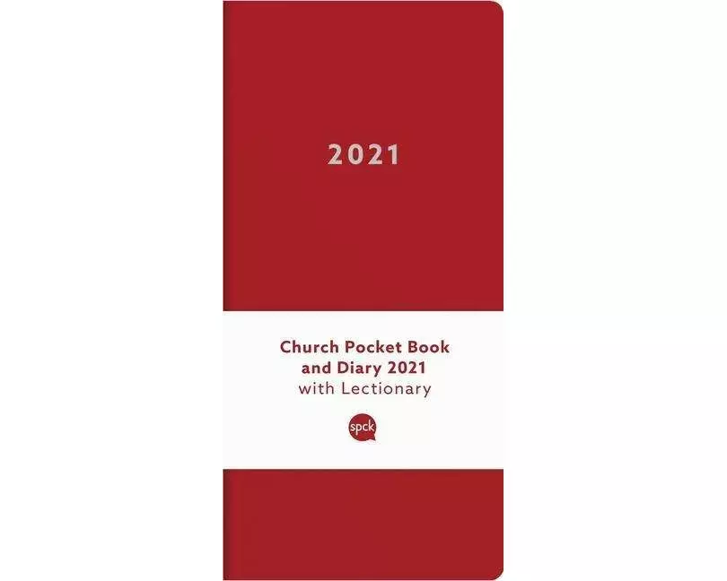 Church Pocket Book and Diary 2021 Red
