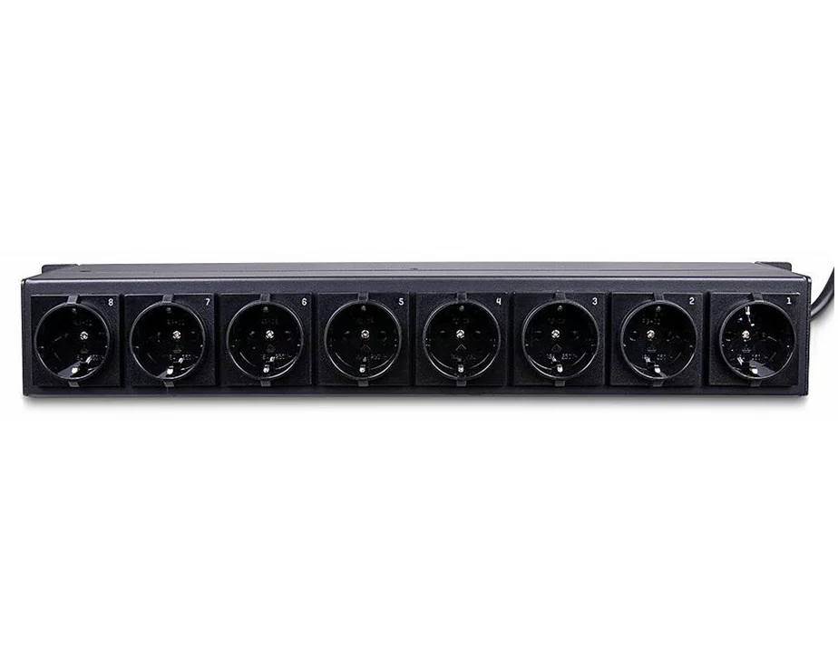 LINDY 8 Way Schuko PDU, with switches