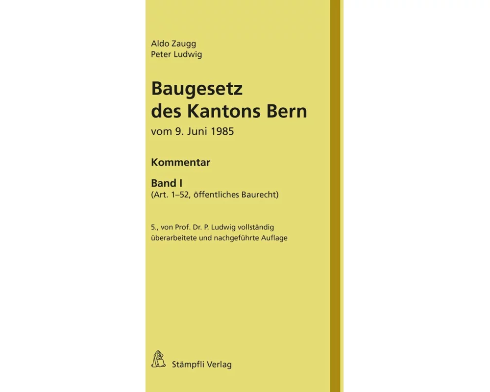 Baugesetz des Kantons Bern vom 9. Juni 1985