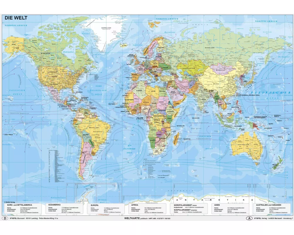 Weltkarte politisch