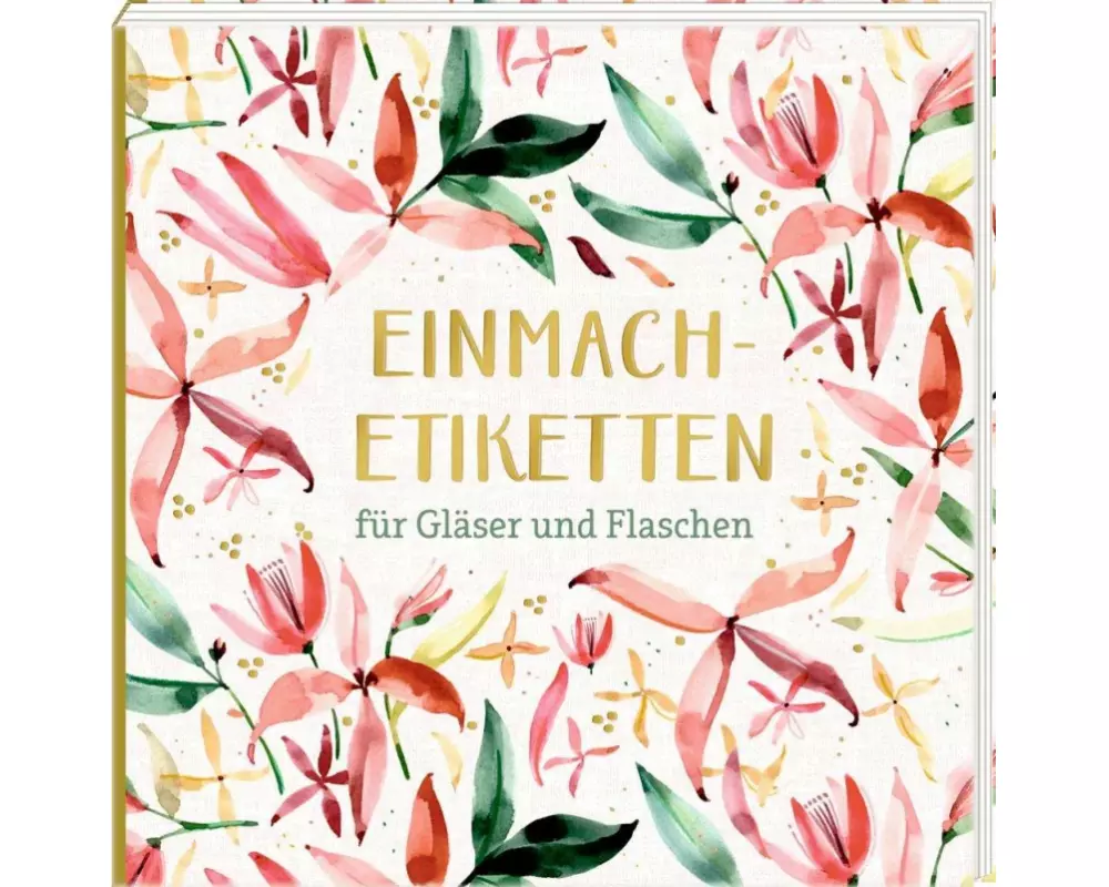 Etikettenbüchlein - Einmach-Etiketten (All about rosé)