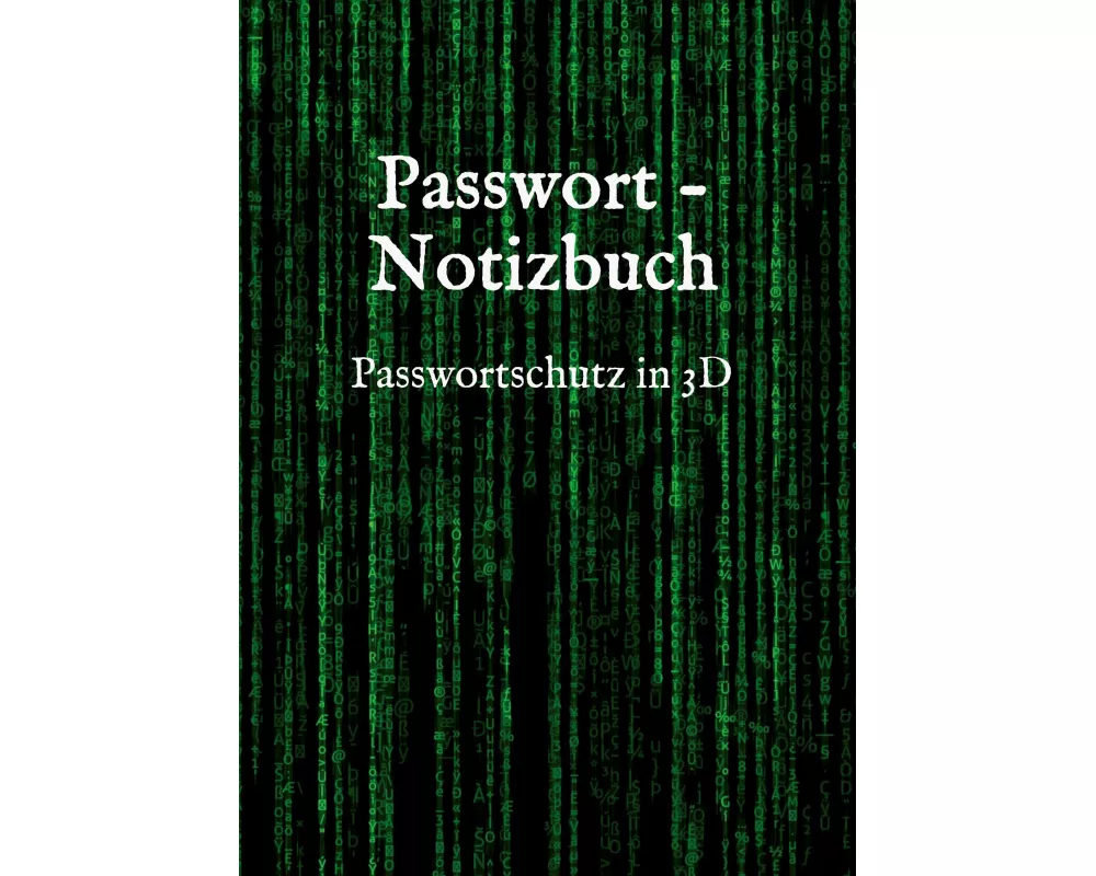 Passwort - Notizbuch