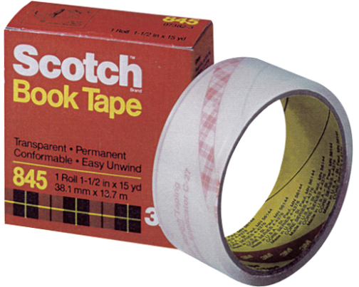 SCOTCH Buchklebeband 38mmx13,7m 845/3813 transparent