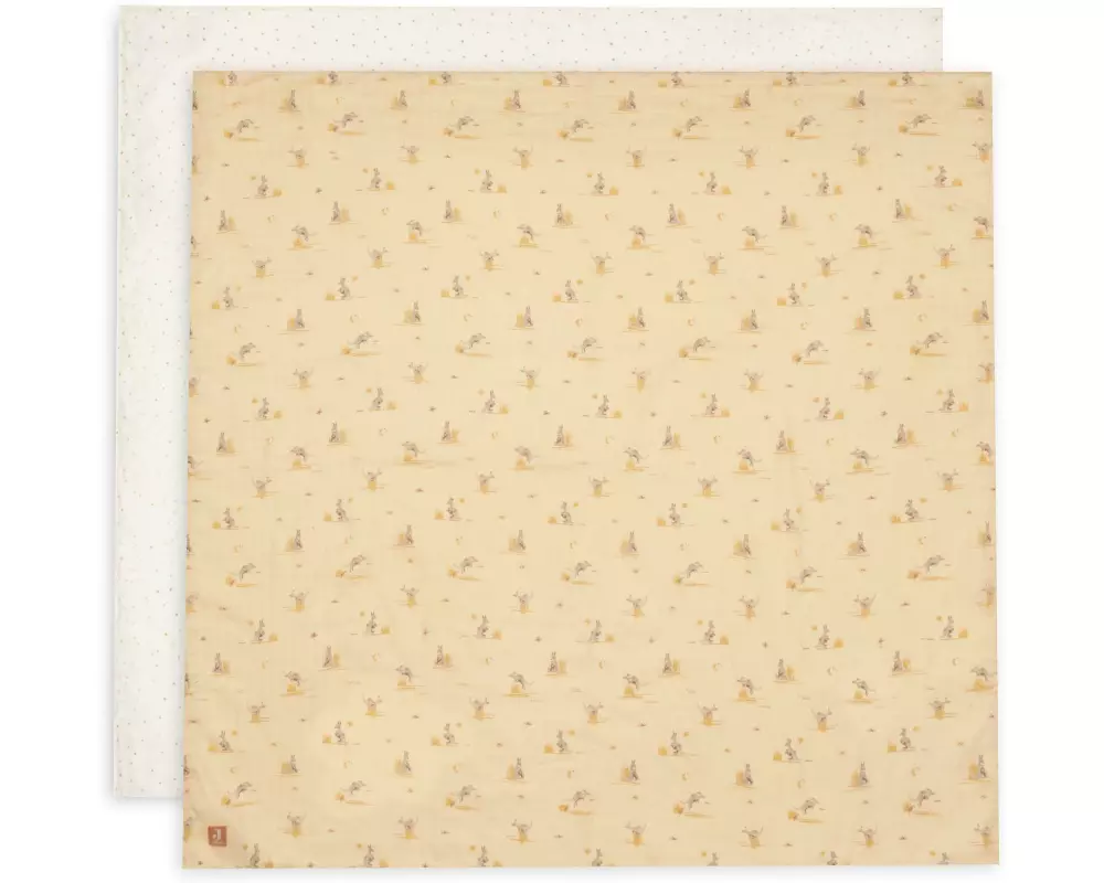 Jollein Mullwindeln Hydrophil – Kangaroots 115 cm x 115 cm