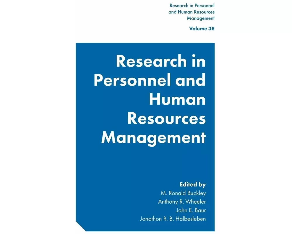 Research in Personnel and Human Resources Management