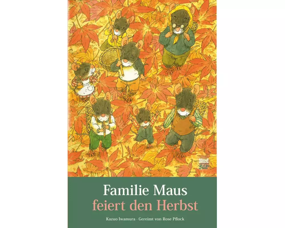 Familie Maus feiert den Herbst