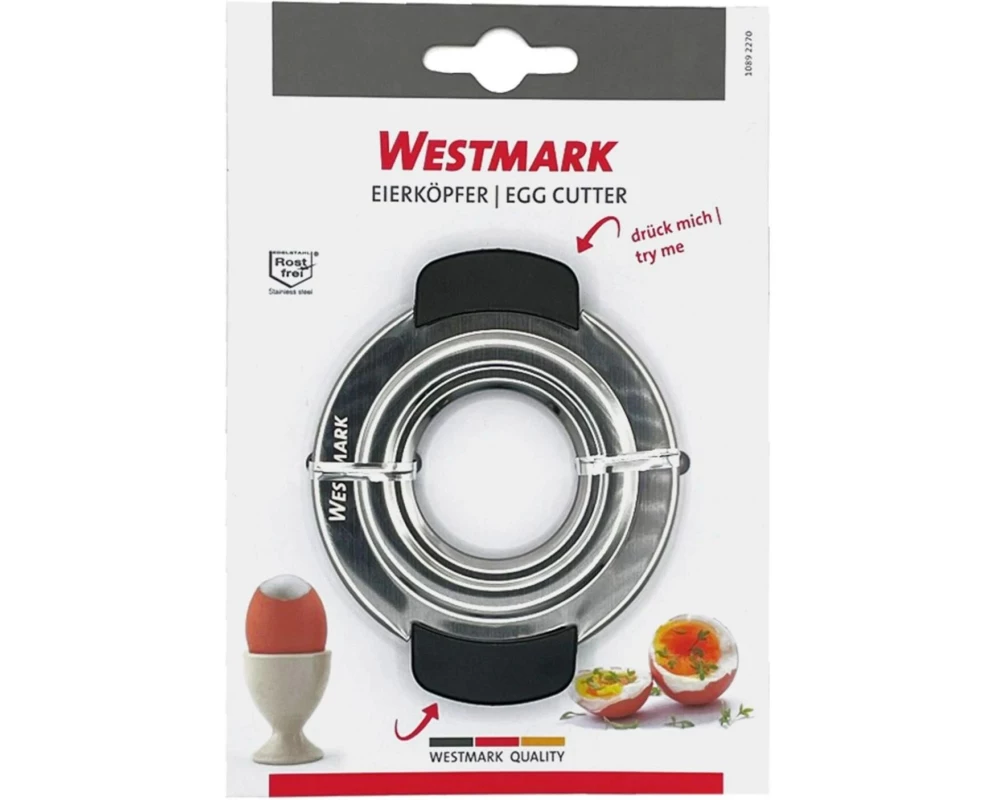 Westmark Eierköpfer, 9x8 x 1 cm Silber