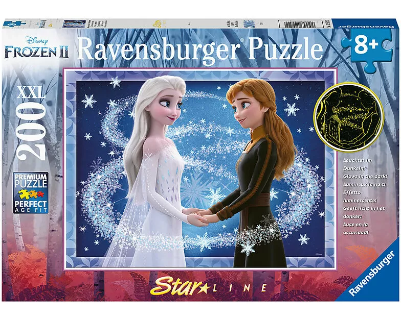 Kinderpuzzle 200 XXL Teile - Disney Die Eiskönigin 2 - Bezaubernde Schwestern
