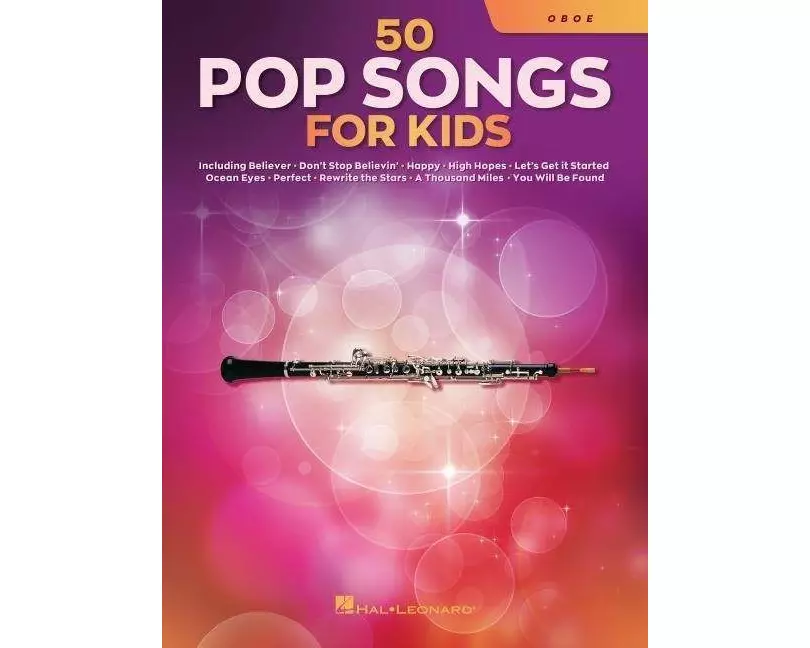 50 Pop Songs for Kids for Oboe