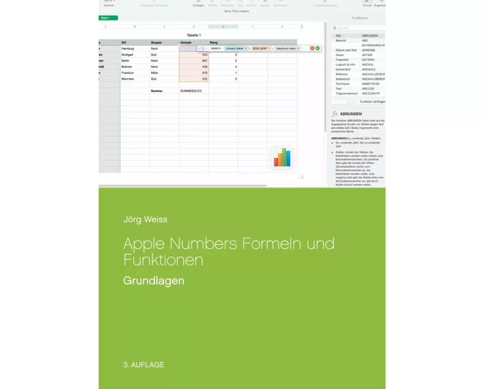 Apple Numbers Formeln und Funktionen