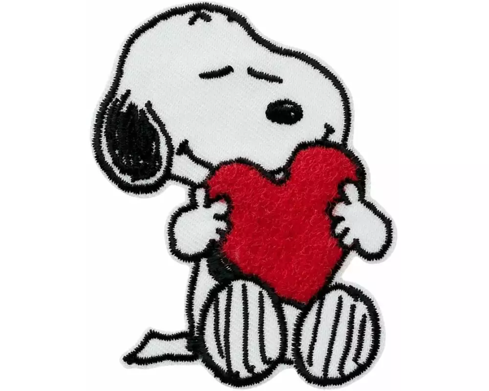 Mono-Quick Aufbügelbild Snoopy Herz 1 Stück
