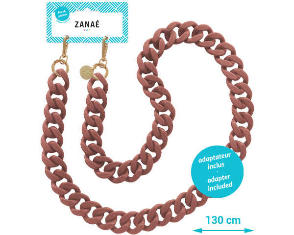 ZANAÉ Phone Necklace Maple Syrup 18315 Indian Summer red