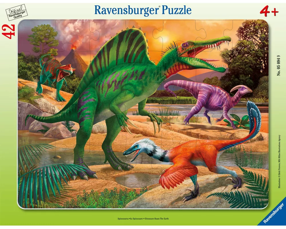 Kinderpuzzle 42 Teile - Spinosaurus