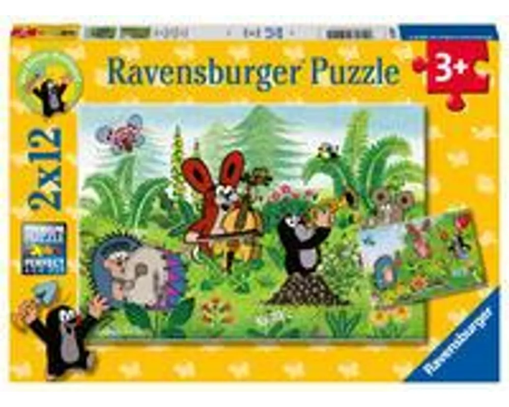 Kinderpuzzle 2x12 Teile - Gartenparty mit Freunden