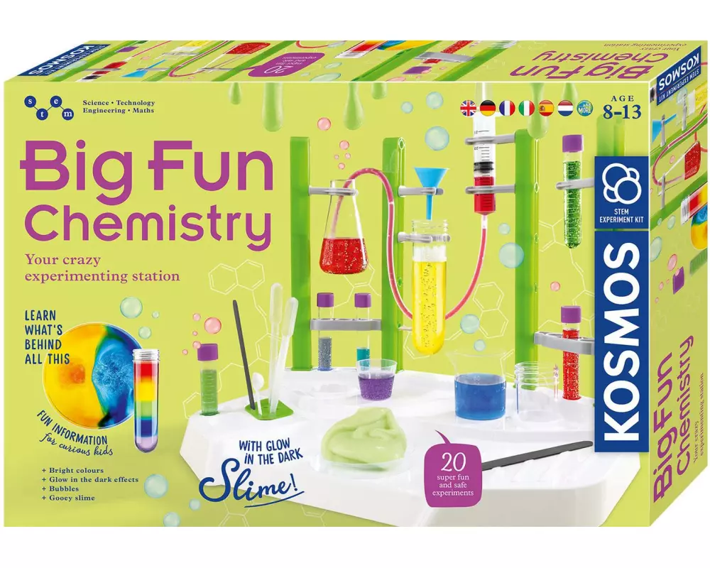 Kosmos Experimentierkasten Big Fun Chemistry Multilingual