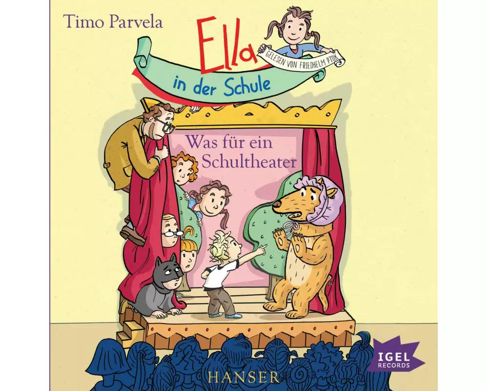 Ella in der Schule. Was für ein Schultheater