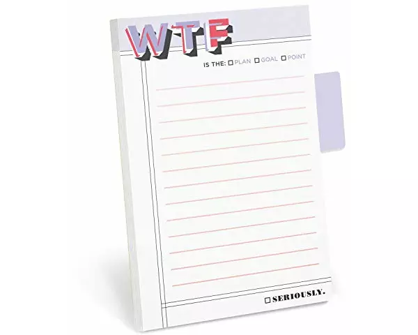 WTF Sticky Notes / Sticky Tabs Note Pad