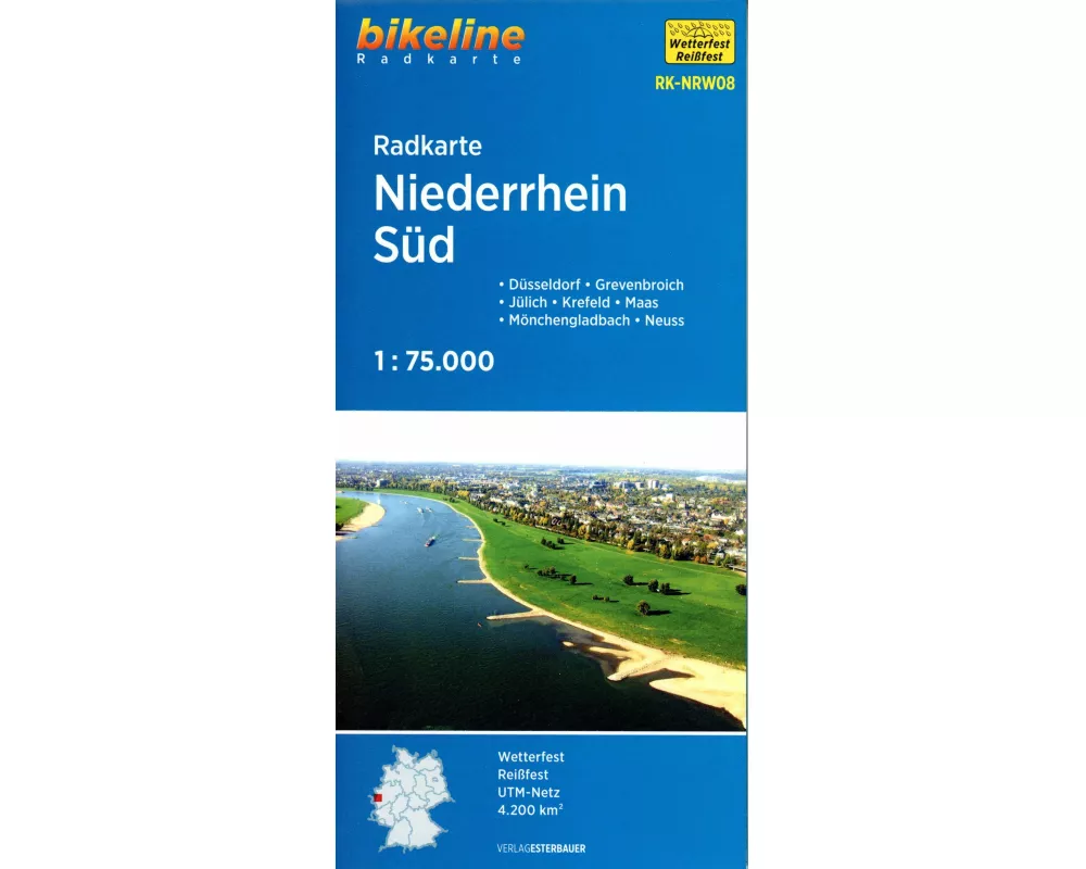 Radkarte Niederrhein Süd (RK-NRW08)