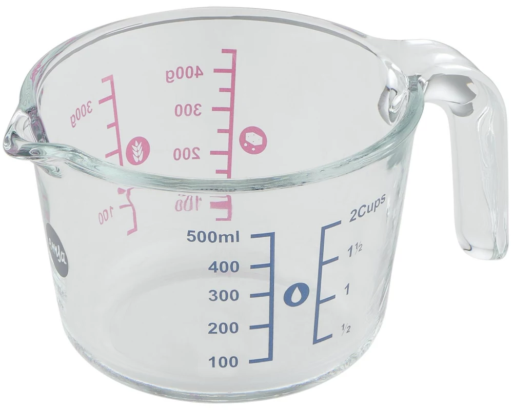 Emsa Messbecher Prep & Bake 5 dl, Transparent
