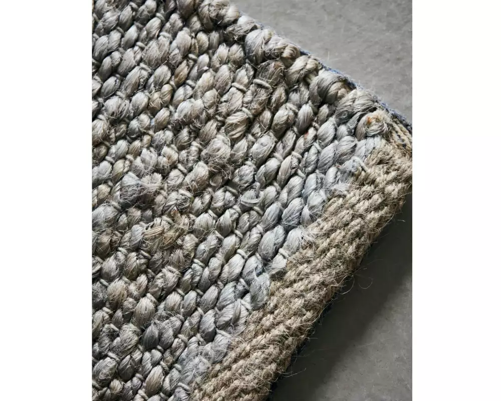 House Doctor Teppich Hempi, 300 x 90 cm, Hellgrau