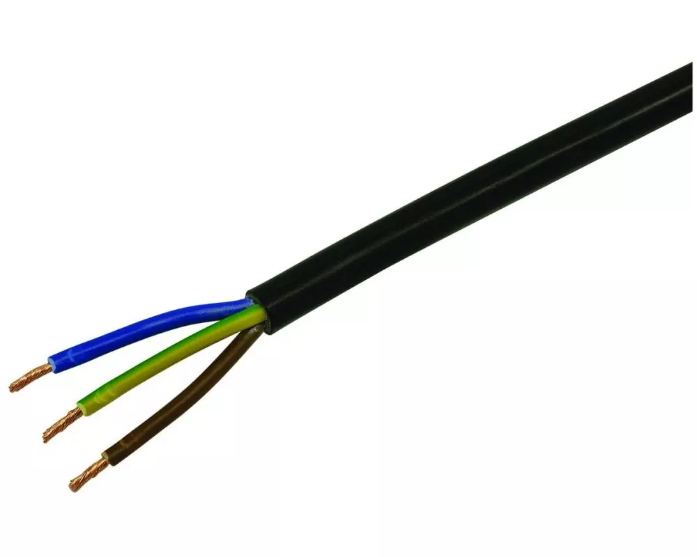 STEFFEN Installationskabel TD 3 x 1.5 mm², 20 m Schwarz