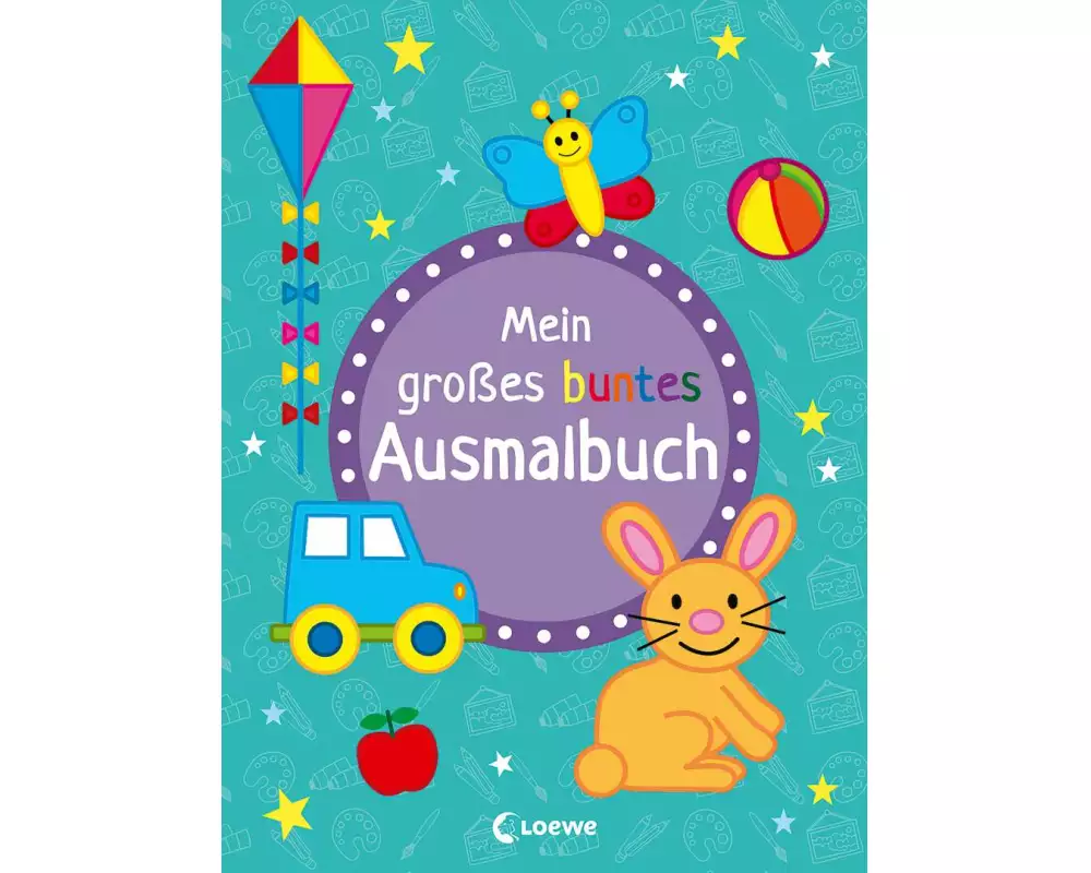 Mein großes buntes Ausmalbuch (Hase)