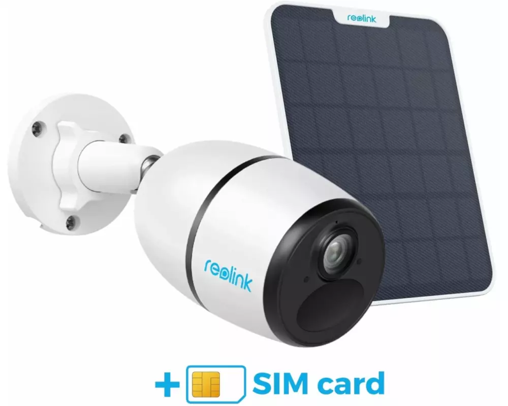 Reolink 4G/LTE-Kamera GO Plus USB-C inkl. Solarpanel 2 und SIM