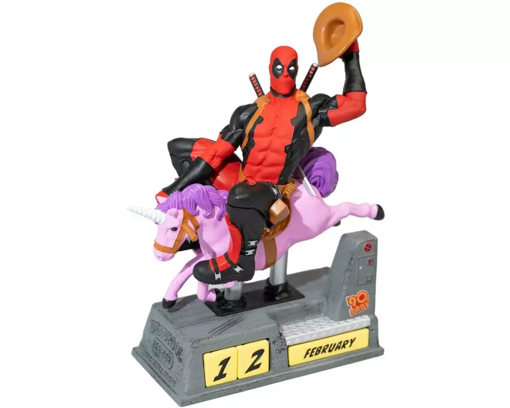 Grupo Erik Deadpool 3D Ewiger Kalender Mehrfarbig