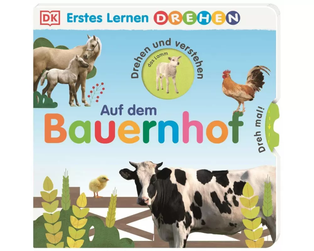 Erstes Lernen Drehen. Auf dem Bauernhof