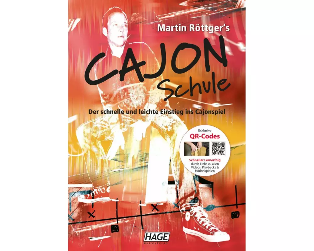 Martin Röttger's Cajon Schule, exklusive QR-Codes