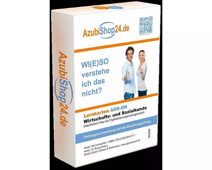 AzubiShop24.de Lernkarten Wirtschafts- und Sozialkunde Digitalisierungsmanagement
