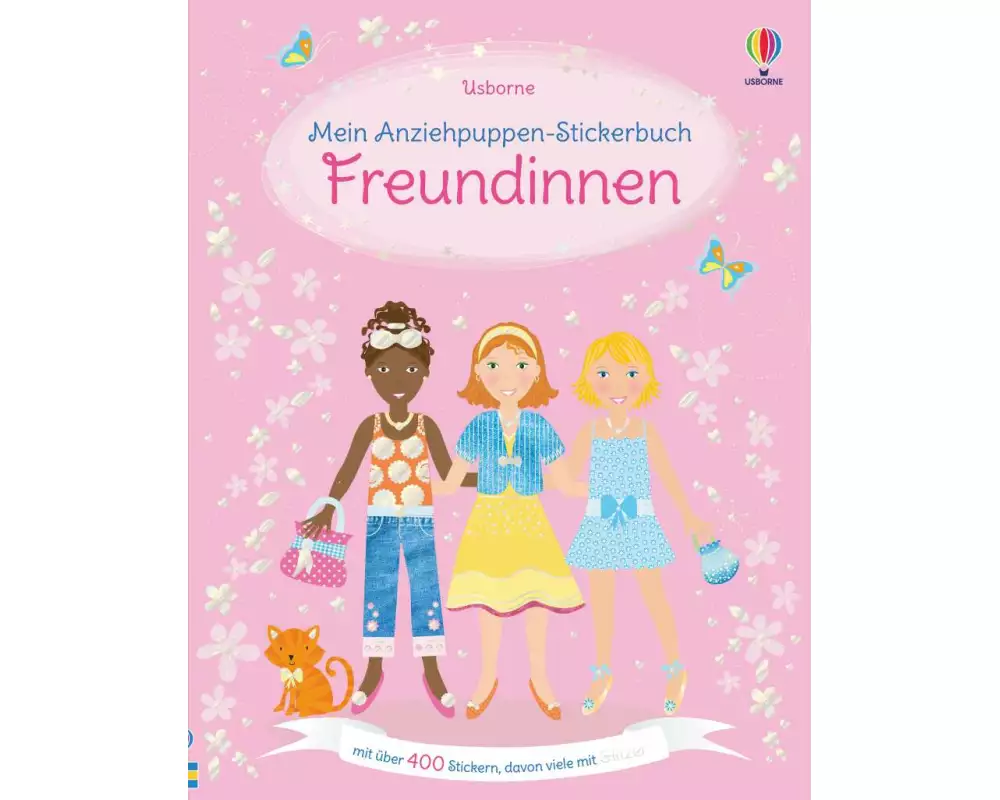 Mein Anziehpuppen-Stickerbuch: Freundinnen