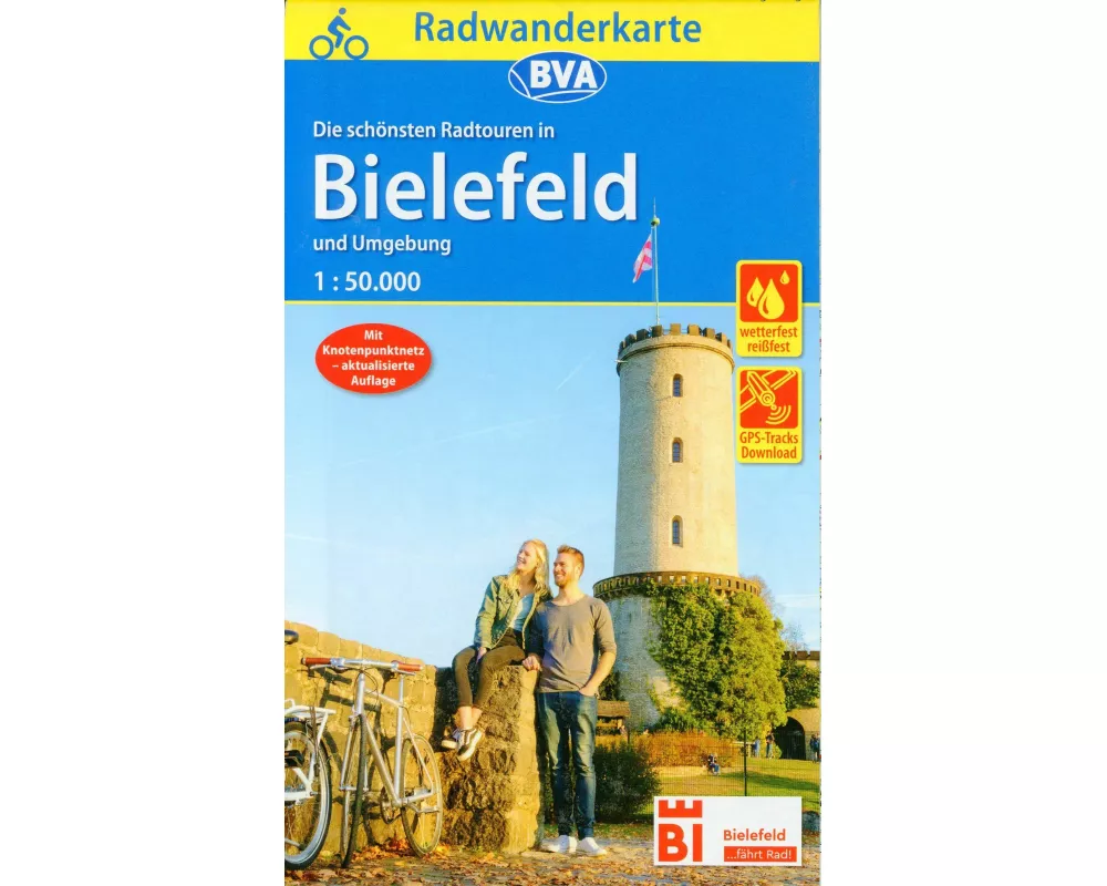 BVA Radwanderkarte Bielefeld und Umgebung 1:50.000
