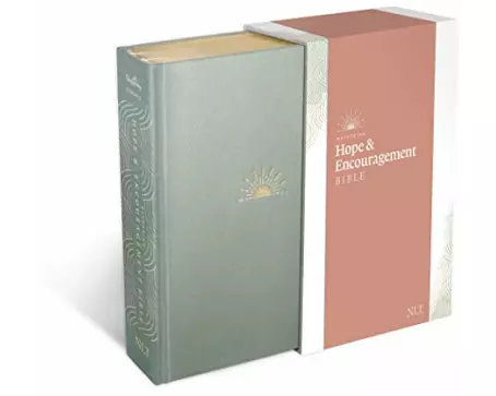 NLT Dayspring Hope & Encouragement Bible (Hardcover Deluxe, Seafoam Green)