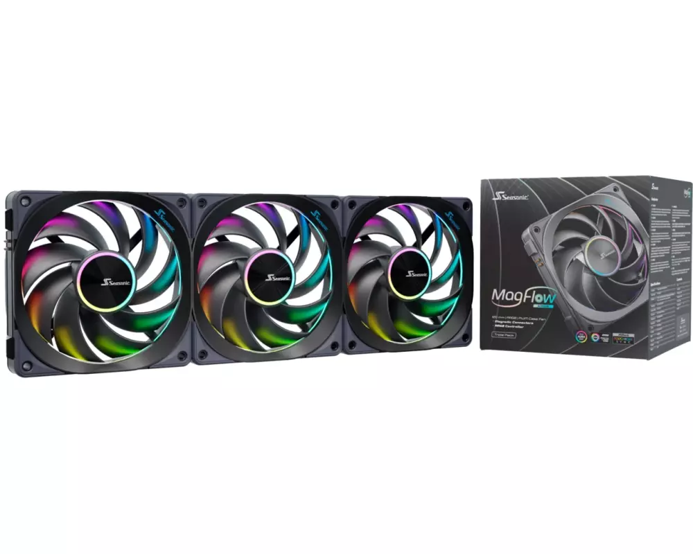 "MAGFLOW ARGB, 3-Fan Kit"