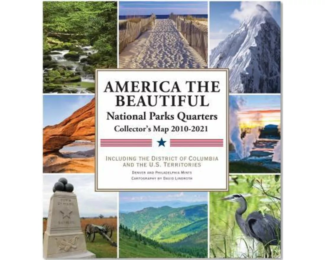 National Parks Quarters Map