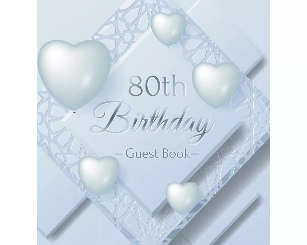 80th Birthday Guest Book