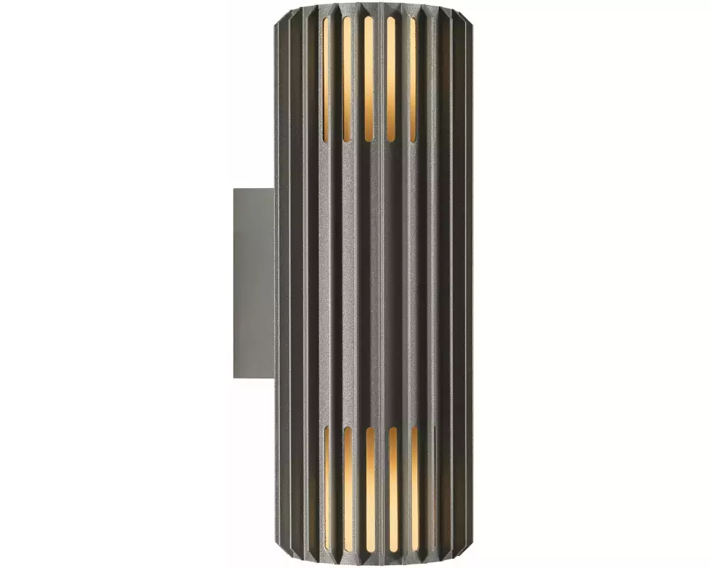 Nordlux Wandleuchte Aludra Double 2 x 15W, E27, IP54, anthrazit
