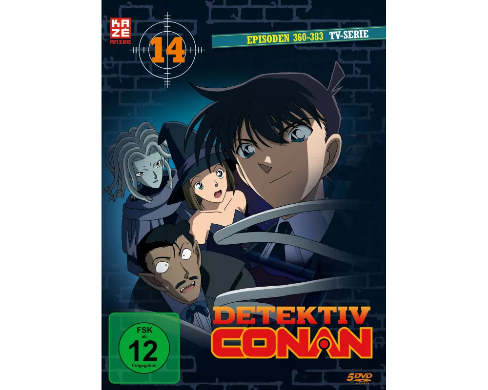 Detektiv Conan - TV-Serie - DVD Box 14 (Episoden 360-383) (5 DVD's)