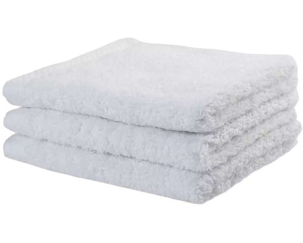 COCON Waschlappen 3 Stück, Weiss