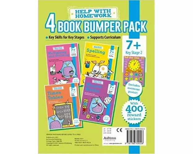 7+ Pack - Maths, Multiplying and Dividing, Spelling & Times Tables