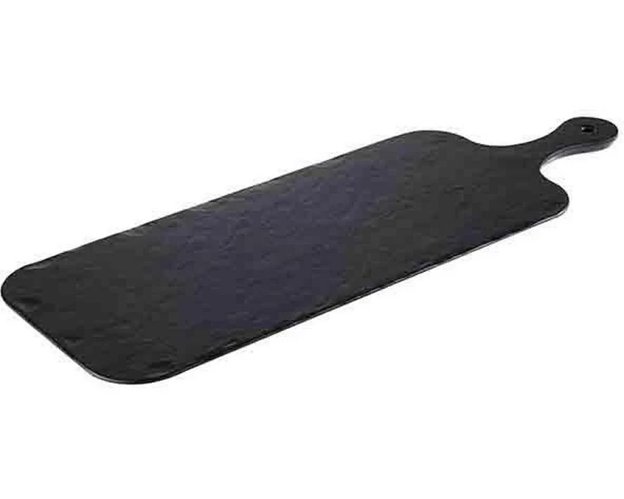 APS Servierplatte Slate Rock 48 cm x 20 cm, Schwarz