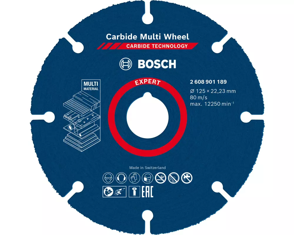 Bosch Professional Trennscheibe EXPERT Carbide Multi Wheel, 125 mm
